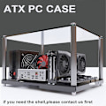 Miniatyrbillede 4 af 5: PC Test Åbent Chassis Rack Bænk Åben Ramme DIY Gaming Computer Åbent Kabinet Understøtter Bundkort ATX M