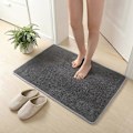 Pikkukuva 1 / 5: Sisääntulo matto sisätiloihin, konepestävä liukuesteovimatto erittäin imukykyinen ja kestävä sisä- tai ulkokäyttöön etuovelle - 50 x 80 cm, harmaa