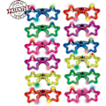 Miniatyrbilde 2 av 5: Kryc 12 stk Lysende LED-briller Lysende Selvlysende Blinkende Briller for Barn, Rave, Edm, Halloween Rb01 Bursdagsfestutstyr (stjerne 12 stk)