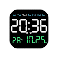 Miniatyrbillede 1 af 4: Digitalt Vægur LED Vækkeur Stort Display med Timing Funktion LED Display Tæl Op & Ned Timer Justerbar Lysstyrke Vækkeur til Stue