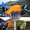 Miniatyrbilde 4 av 4: 12 stk. teltplugger, 18 cm metallplugger, bakkeplugger for telt, aluminium teltplugger for hardt underlag, svarte teltplugger, sandplugger for camping