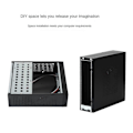 Miniatyrbillede 3 af 5: M06 Mini Desktop Kabinet MINI-ITX PC Kabinet Alsidig og Effektiv Industriel Kontrol Kabinet med Fod