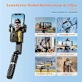 Miniatyrbillede 2 af 4: Smartphonens universalleds-stabilisator, KOSCHEAL 2-akset automatisk ansigtssporings-selfiestang med stativ