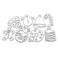 Miniatyrbillede 1 af 4: Sødt jule metal skærestykke til DIY scrapbooking dagbogsudsmykning