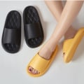 Miniatyrbild 3 av 5: Hem Tofflor Sommar Kvinnor Män Tjock plattform Halkfri Tysta sandaler Mode Mjuksulor Par Flip-flops Dam utomhusskor Pink-A 38-39(24-24.5cm)