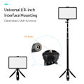 Pikkukuva 5 / 5: USB LED Video Light Kit Videoneuvotteluvalo 1 * LED-täyttövalo 3200K-5600K himmennettävä + 1 *