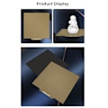 Miniatyrbilde 4 av 5: Creality 3D PEI-plate for skrivebord + Magnetisk klistremerke Fleksibel Avtakbar Fjærstål Byggeoverflate wi