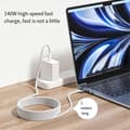 Pikkukuva 2 / 5: 140W Type C - MagSafe 3 -sovitinkaapeli Macbook Pro Air Silverille