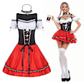 Pikkukuva 1 / 2: Naisten Baijerilainen Naamiaisasu Oktoberfest Dirndl Oluttyttö Puku