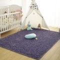 Miniatyrbilde 4 av 5: Tflycq Soft Fluffy Area Tepper For Soverom Barnerom Plysj Shaggy Barnehage Teppe Furry Tepper For Gutter Jenter, College Sovesal Fuzzy Tepper Stue Ho Purple Grey 4 * 5.2 Feet