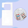Miniatyrbild 3 av 5: Nagelkonst Display Board Nagel Display Rack Board Nagel Display Stativ Stabil Hållbar Akryl Naglar Display Hylla för Salonger Nybörjare