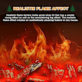 Miniatyrbild 2 av 5: Elektrisk Eldstadlykta LED Flame Log Effekt Eldstadlykta för Heminredning Inomhus Juldekorationer