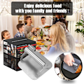 Miniatyrbillede 4 af 5: Non-stick Burgerpresse med Ergonomisk Håndtag Fødevaregodkendt Rustfrit Stål Burgerpresse Bacon Pølse