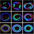 Miniatyrbilde 2 av 5: Metall LED Lysende Fidget Spinner - Partygave med Rikelig Lysshow - Angstdempende Sensorisk Leker for Barn og Voksne