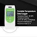 Miniatyrbillede 2 af 5: Data Logger Multi-brug USB Temperatur Datalogger Genanvendelig Temp Optager Med 32.000 Optagelseskapacitet--