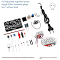 Miniatyrbild 2 av 5: LM317 Justerbar Reglerad Strömförsörjning DIY Kit AC 220V EU-kontakt