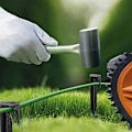 Miniatyrbild 2 av 4: Nya modeller 40 st Trädgård Gräsklippare Peg, Gränsspik, Markankare För Gräsklippare, Markspikar Fäststift För Läggning av Gräns, Kablar Robotgräsklippare