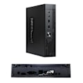 Miniatyrbillede 1 af 5: Mini-ITX HTPC kabinet til overvågningsserver, industriel kontrolcomputer, USB AUDIO-porte, kabinet