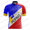 Pikkukuva 1 / 5: 2023 Filippiinit Pyöräilyneulesetti Kesä Pilipinas Pyöräilyvaatteet Set Maantiepyöräpaita Puku Pyörälappu shortsit MTB Urheiluvaatteet 15 S