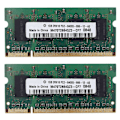 Miniatyrbillede 1 af 5: 2x DDR2 1GB Notebook RAM Hukommelse 2Rx16 800MHz PC2-6400S 200 Pins SODIMM Laptop Hukommelse