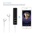 Miniatyrbillede 4 af 4: PIX-LINK B09 Trådløs Bluetooth-kompatibel Receiver 5.0 Adapter Sort Jack 3.5mm Trådløs Receiver Til Bil PC Musik MP3 Højttaler