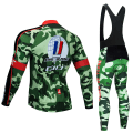 Miniatyrbillede 4 af 5: 2023 Team Camouflage Cykeljakker 20D Pad Bukser Dragt Ropa Ciclismo Langærmet Cykel Maillot Culotte Cykeltrøje Cycling Clothing 1 XS