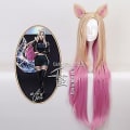 Miniatyrbillede 3 af 5: Hurtig levering Lol League Of Legends Ny Kda pigegruppe Ali Cosplay paryk Halloween Scene kostume Cosplay Anime kostume rekvisitter