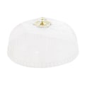 Miniatyrbilde 4 av 5: Kakefatdeksel Rundt Konditoridisplay Cloche, Dekorativt, Matkuppel Kakelokk for Serveringsfat Bryllupsfest Tallerken Dekor