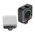 Pikkukuva 1 / 4: Mini RGB Täyttövalo LED Videovalo 2500K-9000K Himmennettävä 8 Kohtauksen Valotehostetta Videoneuvotteluun L