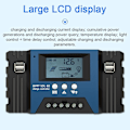 Miniatyrbillede 4 af 5: 100A MPPT Solcelle Opladningscontroller 12/24V Auto Fokus Solpanel Controller Batteri Intelligent Regulering