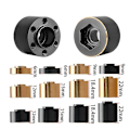 Miniatyrbilde 3 av 5: 4 stk. Messingvekter Hjul Hex Hub Utvid Adapter for 1/10 RC Crawler 1.9 2.2 Tommers Hjul Felg Axial SCX1