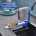 Miniatyrbild 5 av 5: Set - Multifunktionell Diskställ, Handduksställ, Teleskopisk Diskställ, Avloppställ, Svampställ