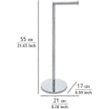 Miniatyrbillede 5 af 5: Stående toiletpapirholder i rustfrit stål, ideel til 4 ruller toiletpapir, nem at vedligeholde, rustfrit stål