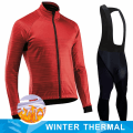 Miniatyrbilde 1 av 5: Vinterfleece for menn 2023 sykkeltrøyesett Mountian sykkelklær Ropa Ciclismo Racing sykkelklær Team sykkeldress Sky Blue 4XL