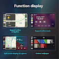 Miniatyrbild 3 av 5: Trådlös Carplay-adapter för /Android Auto-adapter 2-i-1 Typ-C/USB Plug&Play, Trådbunden CarPlay