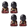 Miniatyrbillede 2 af 5: Resin Buddha Statue Små Børn Munk Figurer Te Kæledyr Ornament A