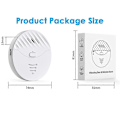 Miniatyrbilde 3 av 4: Tuya Smart WiFi Alarm Dør- og Vindus Vibrasjonssensor Sikkerhetsbeskyttelse Varsling Fungerer med Alexa, Smart Life (Hvit)