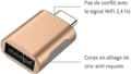 Pikkukuva 3 / 4: Usb C - Usb -sovitin (2 kpl), Usb-c - Usb 3.0 -sovitin, Usb Type-c - Usb -sovitin, Thunderbolt 3 -liitäntään