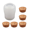 Miniatyrbillede 1 af 5: Æske Resinforme Puddingkrukke Silikoneform til Epoxy Resin Støbning Smykkeopbevaringsbeholder DIY Håndværk med Korkprop