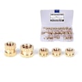 Miniatyrbilde 4 av 5: M3 M4 M5 Riflet Messing Innsettingsmutter Sett 300 stk Anti-korrosjon Varmesmeltemuttere Anti-rust