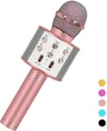 Födelsedagspresent för 6-15 åringar, trådlös Bluetooth Karaoke Mikrofon