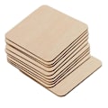 Miniatyrbild 1 av 5: 10 Stycken/Set Obehandlade Träplattor Pyrografi Ämnen 6.4*6.4cm