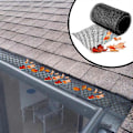 Miniatyrbillede 2 af 5: Tagrendebeskyttelsesnet 6m*16CM med 15 clips