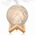 Miniatyrbild 1 av 4: Luftfuktare Aromaterapi Diffuser, LED skrivbordsmånlampa med Cool