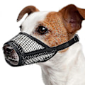Miniatyrbillede 5 af 5: Hundemask, blød netmaske, egnet til små og mellemstore hunde, Chihuahua, Puddel, Husky, Labrador Retriever, åndbar hundemusling, egnet til