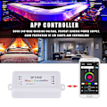 Miniatyrbillede 3 af 5: Sp105e Trådløs Bluetooth-styreenhed App Ws2811 Ws2812b Ws2801 Sk6812 Apa102 Individuelt Adresse