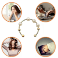 Miniatyrbillede 4 af 4: Anti-angst Ring Fidget Perle Ring Kvinder Mænd Spindende Stress Angstlindrende Ring