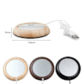 Miniatyrbilde 5 av 5: Kaffekoppvarmer Matte, USB Konstant Temperatur Varm Brikke, for Kontor Hjem, Svart