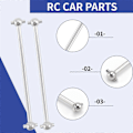 Pikkukuva 4 / 5: 4 KPL Wltoys 144001 1/14 RC-auton varaosia 144001-1281 Takakoiranluu