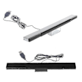 Miniatyrbilde 4 av 5: Sensor Bar Kablet Mottaker Ir Signal Ray Usb Plugg Erstatning For Wii Remote-svart